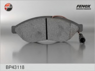 Комплект тормозных колодок FENOX BP43118