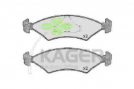 Комплект тормозных колодок KAGER 35-0115