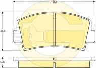 Комплект тормозных колодок GIRLING 6101399
