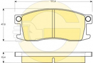 Комплект тормозных колодок GIRLING 6101859