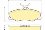 Комплект тормозных колодок GIRLING 6103991