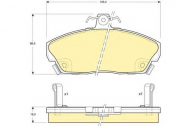 Комплект тормозных колодок GIRLING 6104961