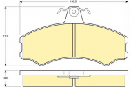 Комплект тормозных колодок GIRLING 6108461