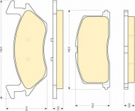 Комплект тормозных колодок GIRLING 6108789