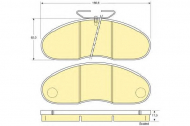 Комплект тормозных колодок GIRLING 6109483