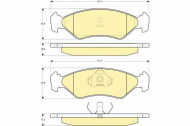 Комплект тормозных колодок GIRLING 6109532