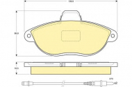 Комплект тормозных колодок GIRLING 6112163