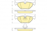 Комплект тормозных колодок GIRLING 6112652