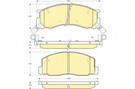Комплект тормозных колодок GIRLING 6130869