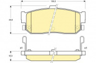 Комплект тормозных колодок GIRLING 6131819