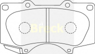 Комплект тормозных колодок BRECK 24024 00 C