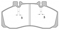 Комплект тормозных колодок KAWE JCA245.20