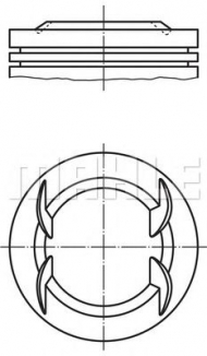 Поршень MAHLE ORIGINAL 009 44 00