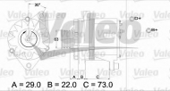 Генератор VALEO 436244