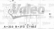 Генератор VALEO 436316