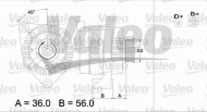 Генератор VALEO 436613