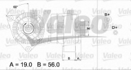 Генератор VALEO 436741