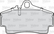 Комплект тормозных колодок VALEO 598768