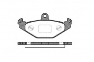 Комплект тормозных колодок WOKING P2453.20
