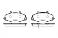 Комплект тормозных колодок WOKING P2913.02