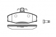 Комплект тормозных колодок WOKING P7203.20