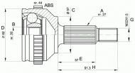 Шарнирный комплект OPEN PARTS CVJ5201.10