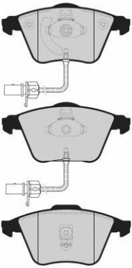 Комплект тормозных колодок Brake ENGINEERING PA1624