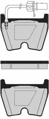 Комплект тормозных колодок Brake ENGINEERING PA1626