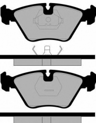 Комплект тормозных колодок Brake ENGINEERING PA600