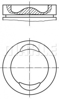 Поршень PERFECT CIRCLE 56 01808 0
