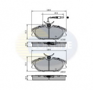 Комплект тормозных колодок COMLINE CBP1526