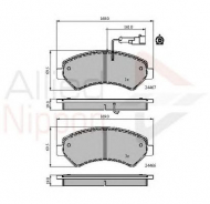 Комплект тормозных колодок COMLINE ADB11623