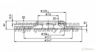 Тормозной диск ASHUKI 0993-3003