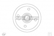 Тормозный барабан ASHUKI 1020-0250