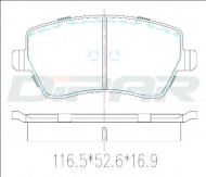 Комплект тормозных колодок DITAS DFB1522