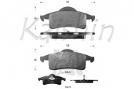 Комплект тормозных колодок KAISHIN D10026