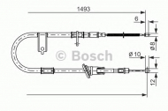 Трос BOSCH 1 987 477 055