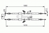 Трос BOSCH 1 987 482 189