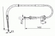 Трос BOSCH 1 987 482 226