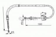Трос BOSCH 1 987 482 227