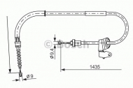 Трос BOSCH 1 987 482 230
