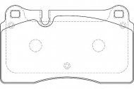 Комплект тормозных колодок WAGNER WBP24098A