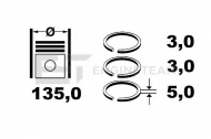 Комплект колец ET ENGINETEAM R1008100
