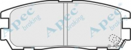 Комплект тормозных колодок APEC braking PAD1047