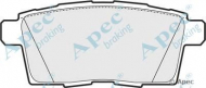 Комплект тормозных колодок APEC braking PAD1605