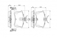 Комплект тормозных колодок BOSCH 0 986 424 661