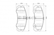 Комплект тормозных колодок BOSCH 0 986 424 760