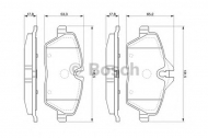 Комплект тормозных колодок BOSCH 0 986 424 819