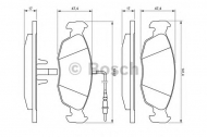 Комплект тормозных колодок BOSCH 0 986 461 764