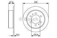 Тормозной диск BOSCH 0 986 478 999